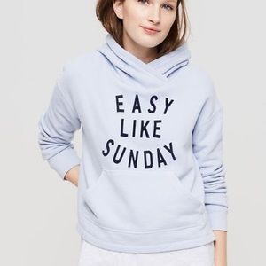 sundry star print crop hoodie